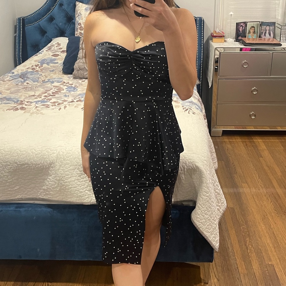 Bardot Polk a dot dress